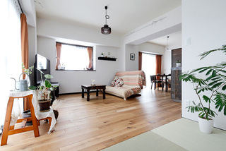 极简日式风格家居客厅简易装修图
