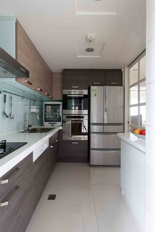 现代简约设计装修风格整体厨房样板房