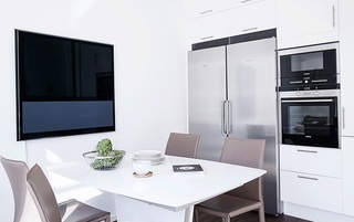 超简洁现代风格公寓餐厅装修图片
