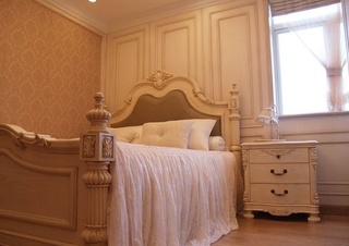 古典精致欧式风格侧卧室设计装修效果图