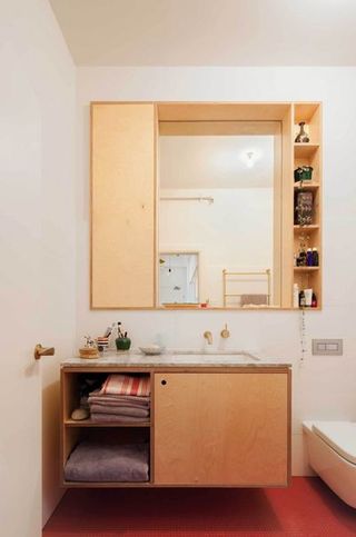 简约装饰风格卫生间浴室柜设计图