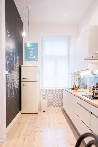 清新北欧风格厨房装修设计图