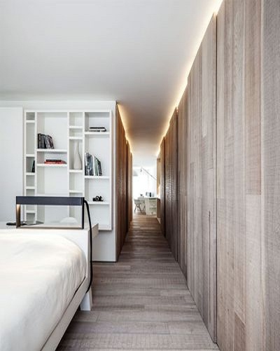 简约现代实木装修小公寓室内设计图
