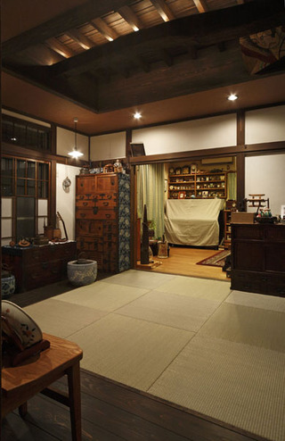 古朴幽静传统日式风格室内装修设计