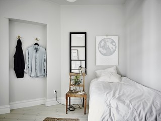 纯净时尚北欧小卧室设计装修图