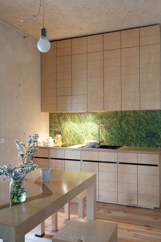 原木韵味北欧设计装修风格家居厨房效果图