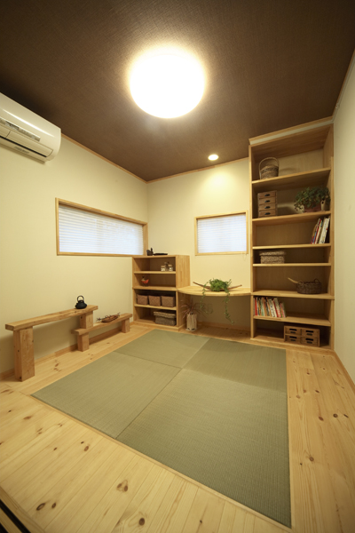原木清新日式三居室室内装潢设计图