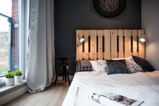 个性简约北欧混搭公寓小卧室效果图