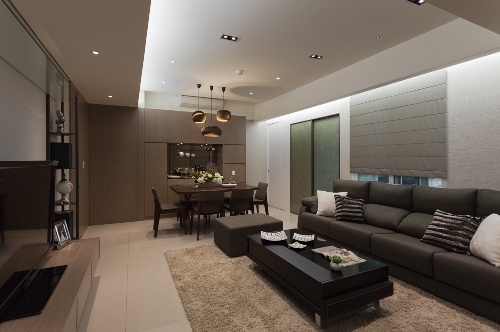 55平现代简约一居室室内设计装潢案例