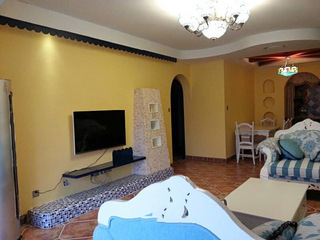 浪漫温馨地中海风格两室两厅装修图例