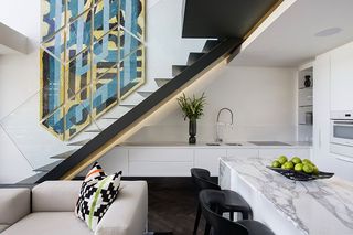 风雅现代简约风格复式楼梯装潢效果图