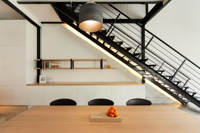 50平现代简约loft公寓室内设计效果图