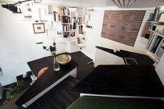 创意现代小户型公寓客厅设计装修图