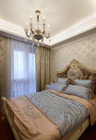 精美宫廷欧式风格卧室布置效果图