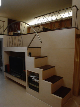 简约休闲现代风格复式楼梯装修设计