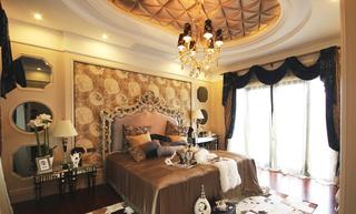 奢华贵族气息巴洛克欧式卧室装饰效果欣赏图