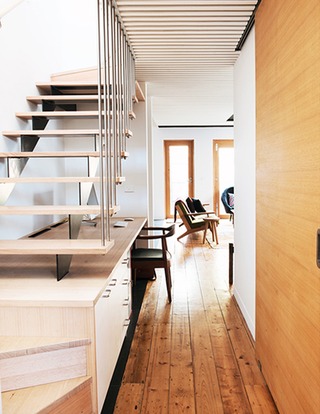 木质宜家北欧风复式小楼梯效果图