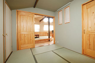 古典原木日式装修风格家居玄关设计图