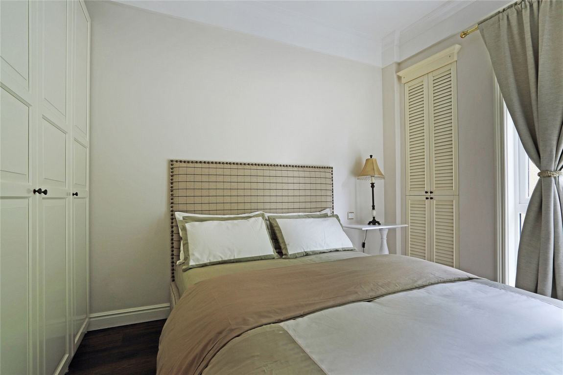 卧室,背景墙,窗帘,衣柜,其它,简约,美式,白色,米色