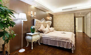 清新优雅欧式风格卧室装饰欣赏图