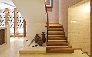 新古典现代混搭风格别墅楼梯图片