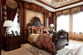 欧式古典风格豪华卧室装修搭配效果图