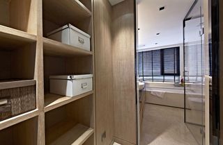 简约时尚现代实木浴室柜设计装潢图片