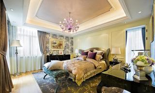 宽敞豪华欧式卧室装修设计欣赏美图