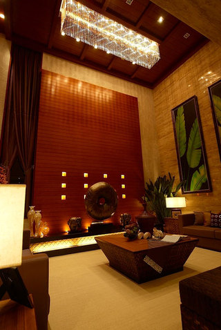 东南亚风格豪华别墅客厅家装效果图片