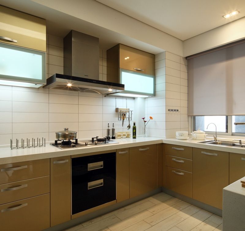 清雅含蓄现代风格厨房室内设计装潢效果图