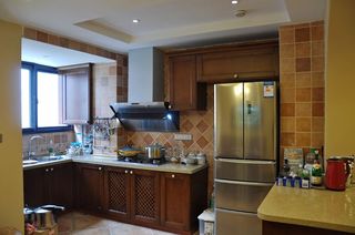 色彩多样地中海风格厨房设计室内装修效果图