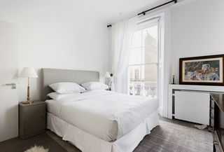 经典北欧风格白色卧室设计效果图