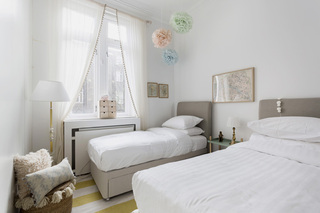 纯净北欧风格白色儿童房装饰效果图