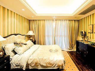 时尚复古奢华欧式卧室设计装饰效果图