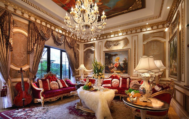 奢华大气欧式古典宫廷风格别墅案例欣赏