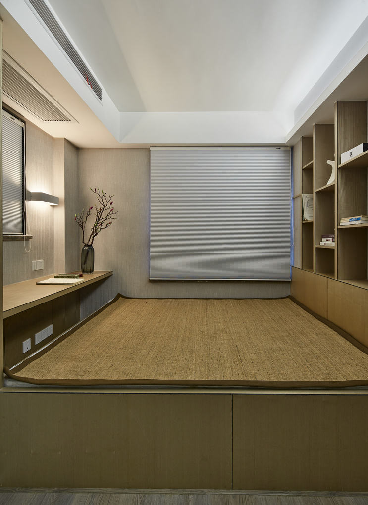 现代宜家风书房舒适榻榻米设计