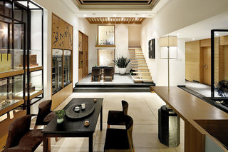 经典日式风格客厅装修效果图