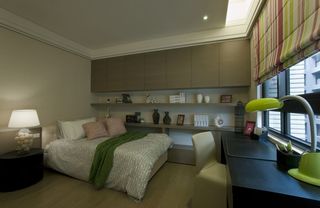 现代化的新古典风格次卧室效果图
